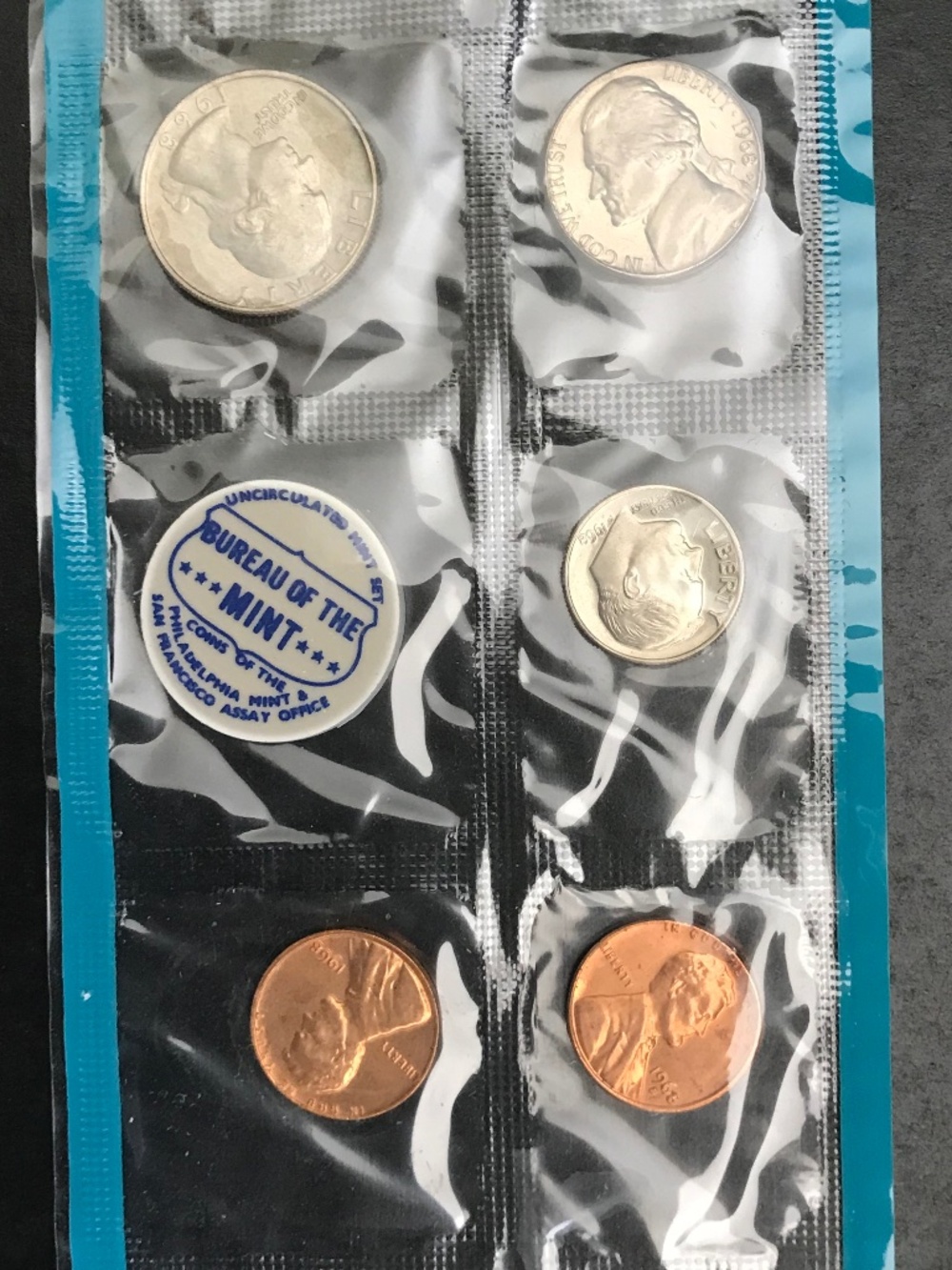 1968 P, D & S U.S. Mint Uncirculated Set - 10 Coins - 40% Silver JFK Half